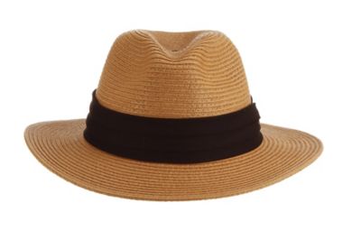 Image showing  Braided Safari Hat with Black Band