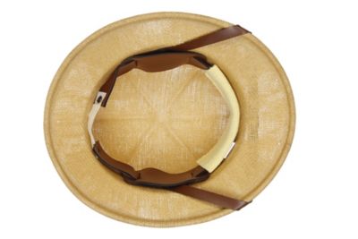 Image showing  Men's Fine Twisted Toyo Faux Leather Pith Helmet, One Size