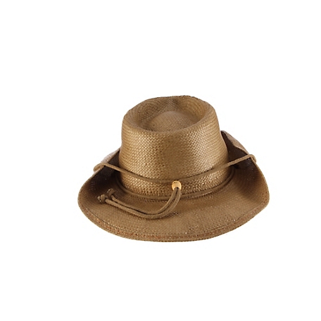 Scala Men's Shapeable Toyo Western Hat