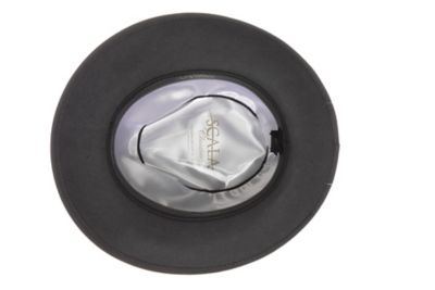 Image showing 1 th Scala Men's Wool Felt Snap Brim Fedora Hat