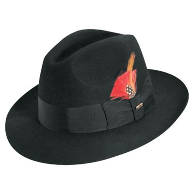 Scala Men's Wool Felt Fedora Hat