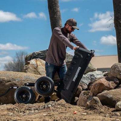 Image showing  8 cu. ft. 1,400 lb. Capacity Poly Dump Cart