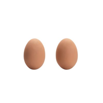 Producer's Pride Brown Ceramic Nest Eggs, 2-Pack