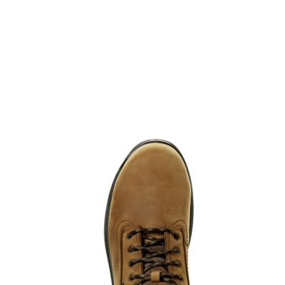 Image showing  Men's Turbo Full-Grain Leather Carbon Toe Waterproof Work Boots, 6 in.