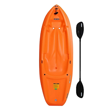 Lifetime 6 ft. Youth Wave 60 High-Density Polyethylene Kayak, Orange