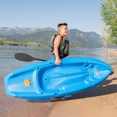 Image showing 6 th Lifetime 6 ft. Wave Sit-on-Top Youth Kayak, Blue