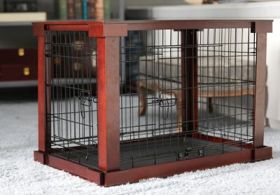 Image showing  2-Door MDF Pet Cage with Crate Cover