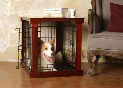 Image showing  2-Door MDF Pet Cage with Crate Cover