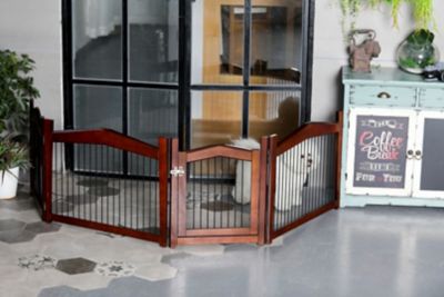 Image showing  2-in-1 Single-Door MDF Pet Crate and Gate