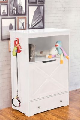 Image showing  Windsor Pet Feeder Storage Container, 54 oz., White