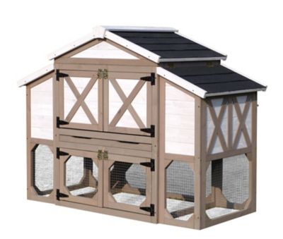 Zoovilla Country Style Chicken Coop, 3 to 4 Chicken Capacity