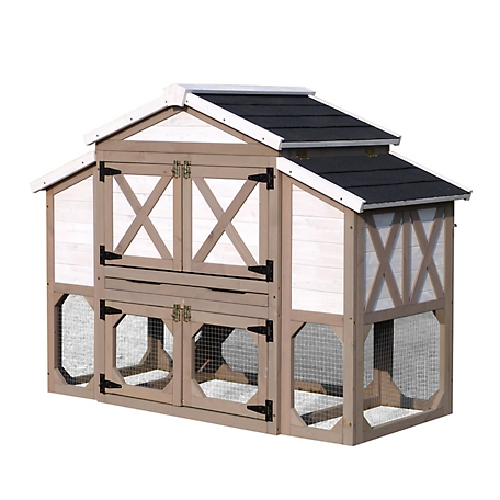 Zoovilla Country Style Chicken Coop, 3 to 4 Chicken Capacity