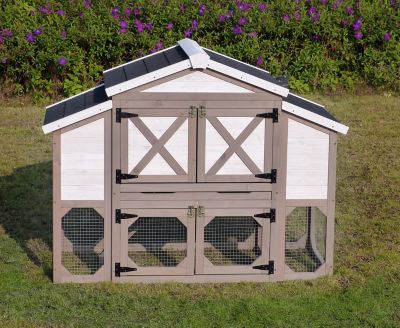Image showing  Country Style Chicken Coop, 3 to 4 Chicken Capacity