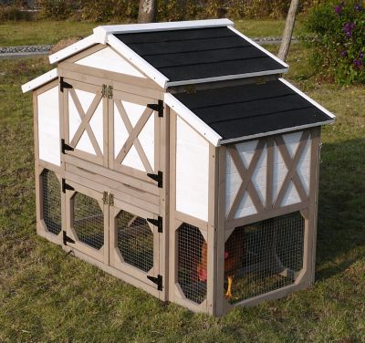 Image showing 7 th Zoovilla Country Style Chicken Coop, 3 to 4 Chicken Capacity