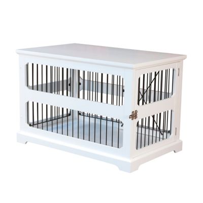 Zoovilla Slide Aside 1-Door MDF Pet Crate End Table