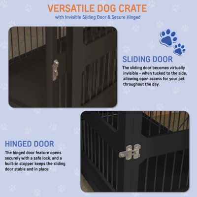 Image showing  Slide Aside 1-Door MDF Pet Crate End Table