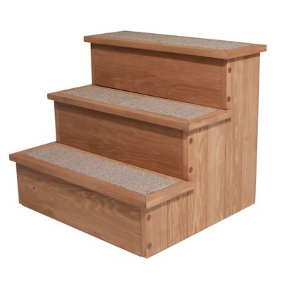Zoovilla 3-Step Yorkshire Pet Stairs with Storage