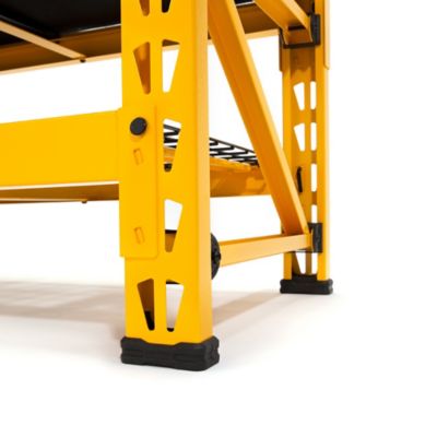 Image showing  Shop/Garage Bench with Wire Grid Storage Shelf, 19.75 in.