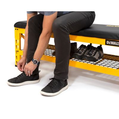 Image showing 8 th DEWALT Shop/Garage Bench with Wire Grid Storage Shelf, 19.75 in.