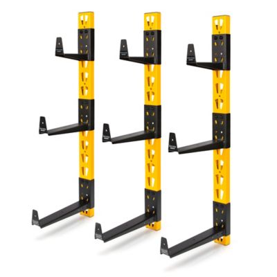 DeWALT DXSTACLR 3 pc. Wall Mount Cantilever Rack, 41589