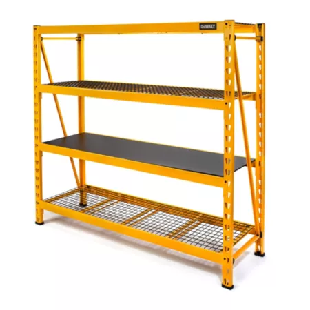 DeWALT 4-Shelf Industrial Storage Rack 77 in x 72 in x 24 in. Freestanding Shelving Units