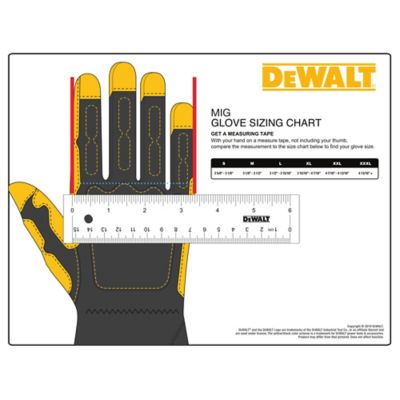 Image showing 7 th DEWALT Premium Leather MIG/TIG Welding Gloves