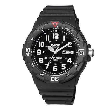 CASIO Men's Analog Sport Watch, Black/White