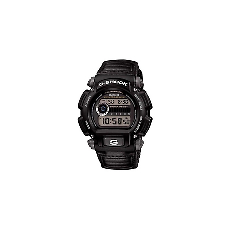 G SHOCK Men's Digital Nylon Band Watch, Black, DW9052V-1