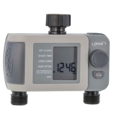 Orbit 2 Outlet Hose Faucet Watering Timer