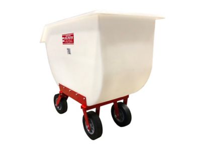 Image showing  7-Bushel Poly-Tuf Feed Cart with SP Tires