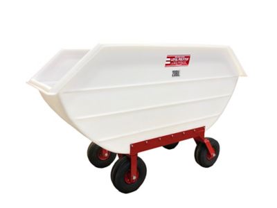 Loyal 20-Bushel Poly-Tuf Feed Cart with Air Tires