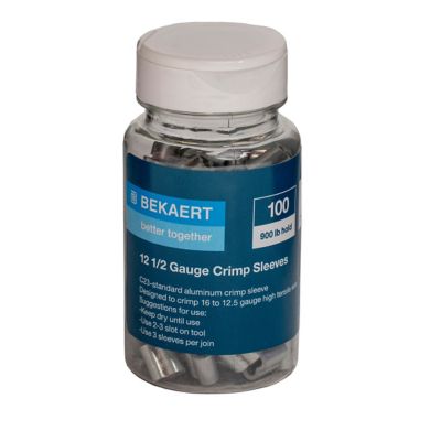 Image showing  Short Crimp Sleeves, 12-1/2 Gauge, 100 pk.