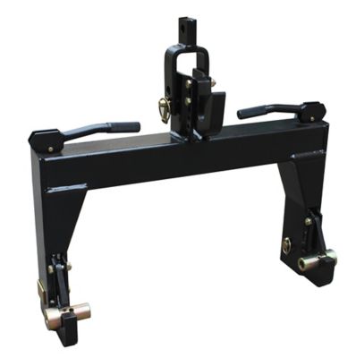 Country Pro Category 1 Tractor Quick Hitch, 2 Spring-Loaded Handles for Fast and Easy Attachment