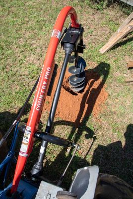 Image showing 7 th Country Pro 9 in. Auger for CAT 1 and CAT 2 Post Hole Diggers