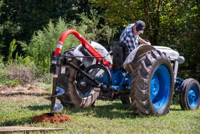 Image showing 8 th Country Pro 9 in. Auger for CAT 1 and CAT 2 Post Hole Diggers