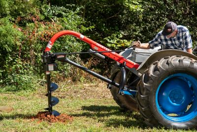 Image showing  12 in. Auger for CAT 1 and CAT 2 Post Hole Diggers