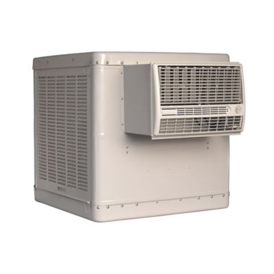 Image showing  4,200 CFM 115V Evaporative Window Cooler, 1,400 sq. ft., 1/3 HP, 2 Speeds