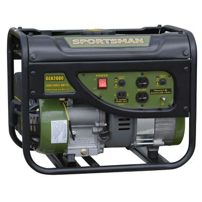 Gasoline store powered generator