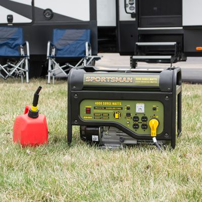 Image showing  4,000/3,500-Watt Gasoline Powered Portable Generator