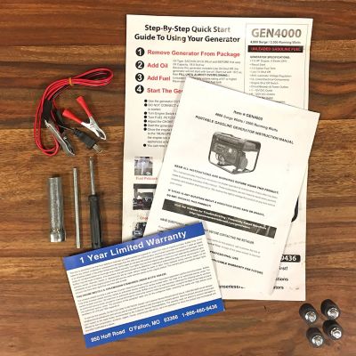 Image showing  4,000/3,500-Watt Gasoline Powered Portable Generator