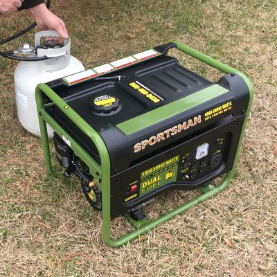 Image showing  4,000/3,500-Watt Dual-Fuel Portable Generator