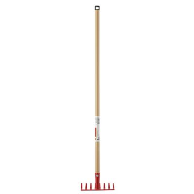Image showing  6.02 in. Metal Red Garden Bow Rake