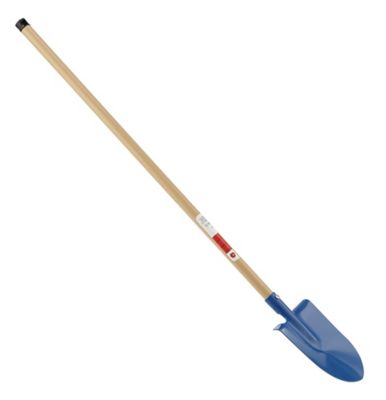 Image showing  27.87 in. Steel Handle Blue Shovel