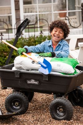 Image showing 5 th Barn Star 27.87 in. Steel Handle Blue Shovel