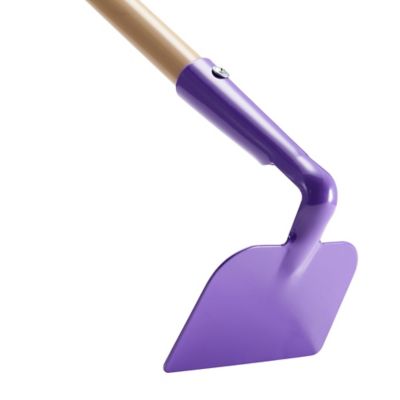 Image showing  27.24 in. Steel Handle Purple Garden Hoe