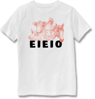 Goodie Two Sleeves Boys' Short-Sleeve Eieio T-Shirt