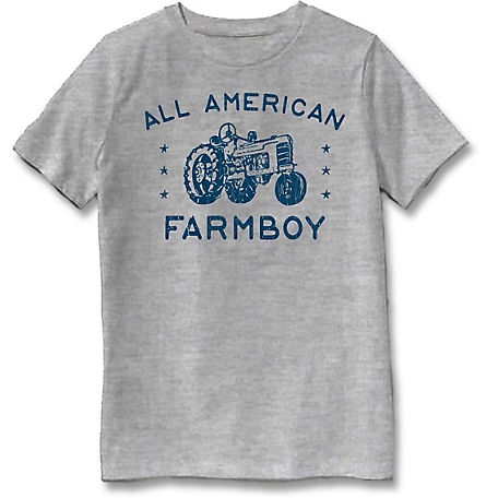 Farm Fed Clothing Boys' Short-Sleeve Am Farmboy T-Shirt