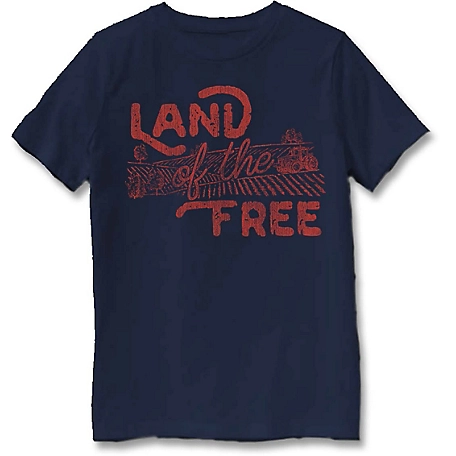 Farm Fed Clothing Boys' Short-Sleeve Land of the Free T-Shirt