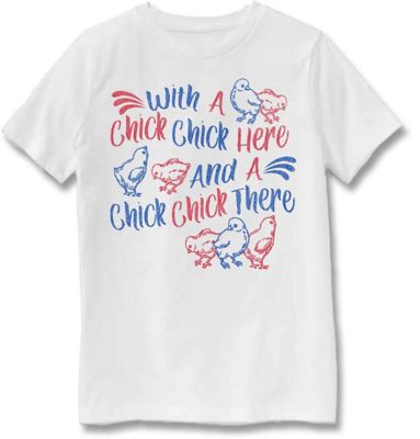 Goodie Two Sleeves Girls' Short-Sleeve Chick T-Shirt