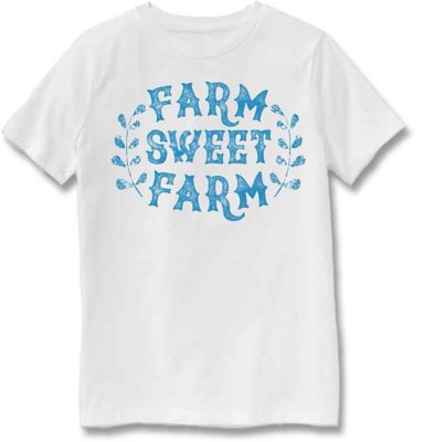 Farm Fed Clothing Girls' Short-Sleeve Farm Sweet Farm T-Shirt